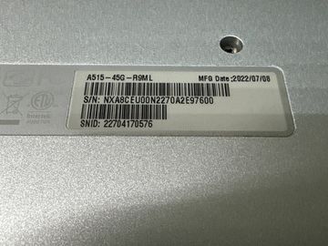 01-200567901: Acer 15/ryzen 5 5500u ddr4/8gb ddr4/hdd *відсутній/ssd 512 gb/radeon rx640 2gb