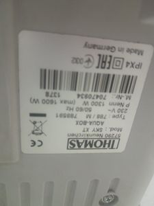 01-200611602: Thomas sky xt aqua-box