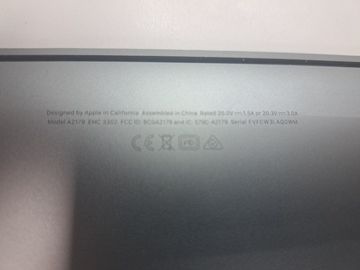 01-200777966: Apple macbook air 13" 2020 a2179 core i3 1,1ghz/ram8gb/ssd128gb/intel iris plus graphics