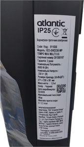Б/у Водонагрівач електричний проточний Atlantic tempo max multi ieci-sw2c85 mp 8.5 kw 01-200816436