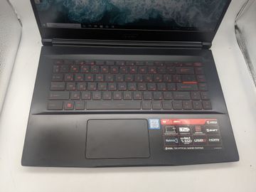 Б/в Ноутбук Msi 15/core i7 8750h ddr4/8gb ddr4/ssd 512 gb/geforce gtx1050 2gb 01-200817790