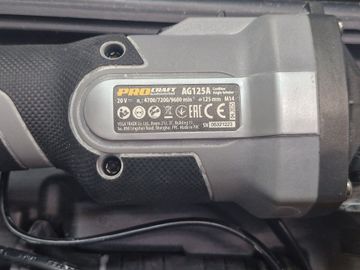 Б/в Кутова шліфмашина Procraft ag125a + 1акб + зп 01-200819682