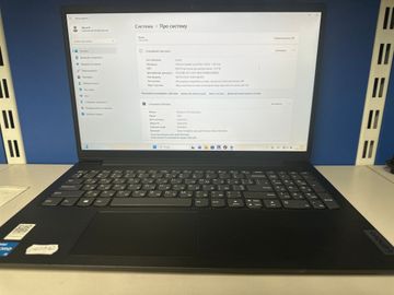 Б/в Ноутбук Lenovo 15/core i3-1315u ddr5/8gb ddr4/hdd *відсутній/ssd 128 gb/*інтегрована 01-200815915