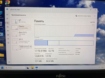 Б/в Ноутбук Fujitsu 14/core i5 6200u ddr3/8gb ddr3/hdd *відсутній/ssd 128 gb/*інтегрована 01-200790859