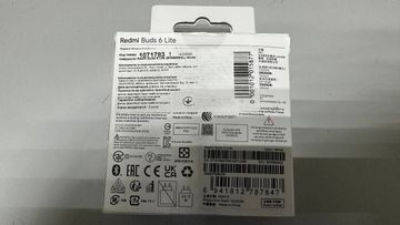 Б/у Наушники Xiaomi redmi buds 6 lite black 18-000093507