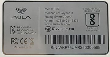 Б/в Клавіатура Aula f75 wireless 01-200855674