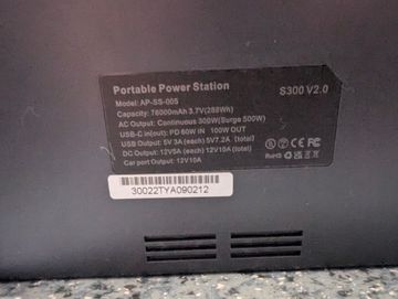 Б/в Зарядна станція Allpowers s300 v2.0 01-200886304