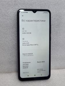 Б/в Мобільний телефон Xiaomi redmi 9a 4/64gb 01-200887180