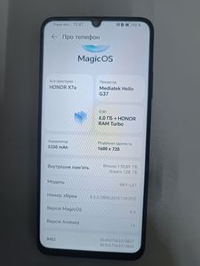 Б/в Мобільний телефон Honor x7a 4/128gb 01-200892402