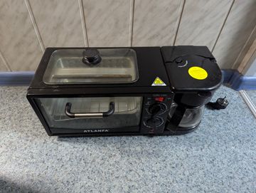 Б/в Духовка електрична Atlanfa at-301 ел. духовка з кавоваркою та сковорідкою гриль 3в1 1050ват 01-200899185