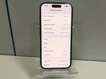 Б/в Мобільний телефон Apple iphone 16 256gb esim 01-200912901