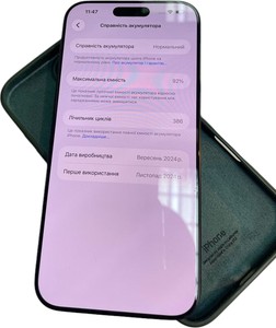 Б/в Мобільний телефон Apple iphone 16 pro max 256gb 01-200878702