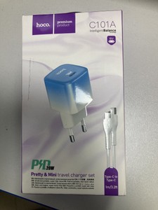 Б/в Мережевий зарядний пристрій Hoco c101a+ type c 01-200933977