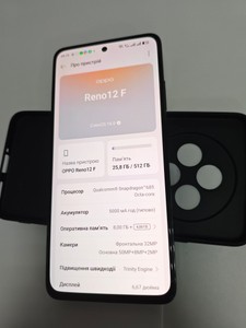 Б/в Мобільний телефон Oppo reno 12f 8/512gb cph2687 01-200938306