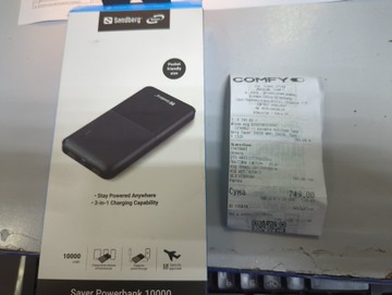 Б/в Повербанк Sandberg 320-34b (10000mah) 01-200964342