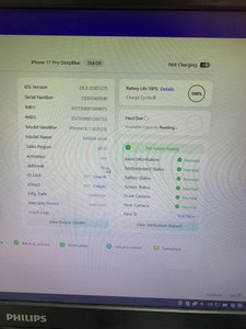 Б/в Мобільний телефон Apple iphone 17 pro 256gb 01-200968259