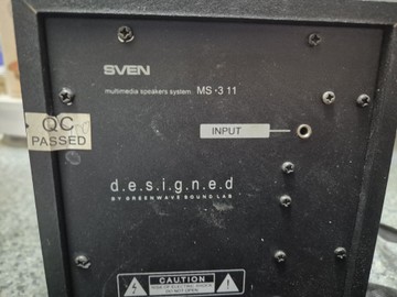 Б/в Акустика Sven ms 311 01-200995134