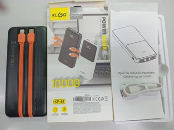 Б/в Повербанк Klgo kp-44 10000mah 01-201072267