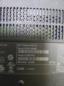 Б/в Ноутбук Hp 15/core i5 6200u ddr3/16gb ddr3/hdd *відсутній/ssd 128 gb/*інтегрована 01-201102687