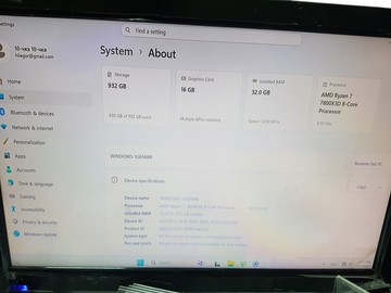 Б/в Системний блок Пк amd ryzen 7 7800x3d/ram 32 gb/hdd відсутній/ssd 1000 gb/nvidia rtx 5080 (geforce) 16gb gddr7 256bit 01-201096063