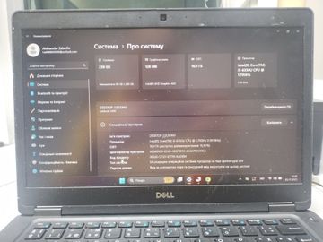 01-200782882: Dell 14/core i5 8350u ddr4/16gb ddr4/hdd *відсутній/ssd 256 gb/*інтегрована