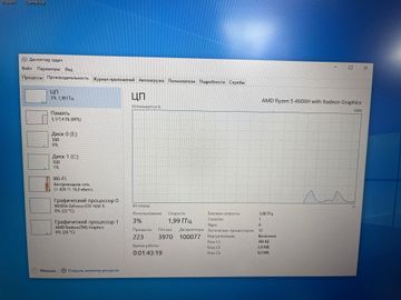 Б/в Ноутбук Hp 15/ryzen 5 4600h ddr4/4gb ddr4/ssd 480 gb/geforce gtx1650ti 4gb 01-200825955