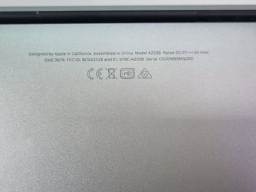 Б/у Ноутбук Apple a2338 macbook pro 13,3" m1 8-gpu/ ram8gb/ ssd256gb/ retina, truetone, touch bar 01-200833210