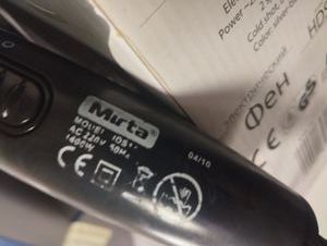 Б/у Фен Mirta hds 14 01-200840382