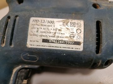 Б/у Дрель ударная Ferm fpd-13/500 01-200846842