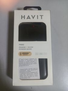 Б/в Зарядний пристрій Havit pb92 20000 mah 01-200882315