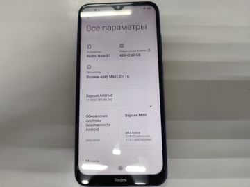 Б/в Мобільний телефон Xiaomi redmi note 8t 4/128gb 01-200906724