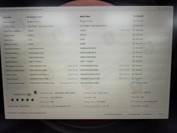 Б/у Мобільний телефон Apple iphone 14 pro 128gb 01-200828127