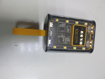 Б/в Повербанк Dahao powerbank case transparent yellow 01-200946282