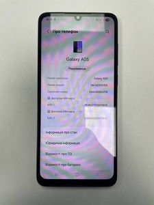 Б/в Мобільний телефон Samsung galaxy a05 4/128gb 01-200956987