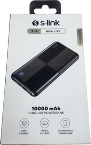 Б/в Повербанк S-Link ip-g12n 10000mah 2.1a 2usb 01-200893585