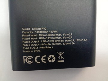 Б/в Повербанк Energizer ue10047pq 10000mah 01-200993336