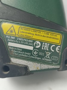 Б/в Лазерний нівелір Bosch pll 360 01-200997984