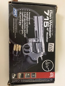Б/в Пневматичний револьвер Asg dan wesson 715 pellet, 4 01-201075995
