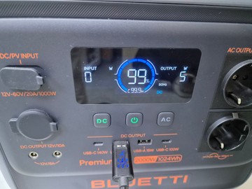 Б/у Зарядная станция Bluetti premium 100 v2 01-201106555