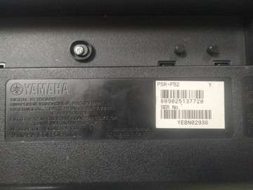 Б/в Синтезатор Yamaha psr-f52 01-201118506