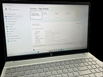 Б/в Ноутбук Hp 15/core i7-1255u ddr5/4gb ddr4/hdd *відсутній/ssd 120 gb/*інтегрована 01-201123506