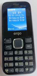 Б/в Мобільний телефон Ergo f181 step 01-201138507