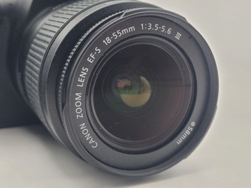 Б/в Фотоапарат Canon eos 250d-об'єктив canon zoom lens ef-s 18-55mm 1:3.5-5.6 iii 01-201159362