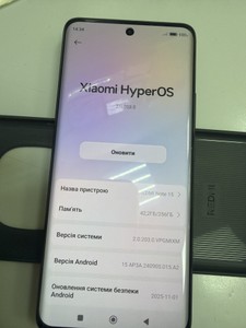 Б/в Мобільний телефон Xiaomi redmi note 15 4g 8/256gb 01-201165050