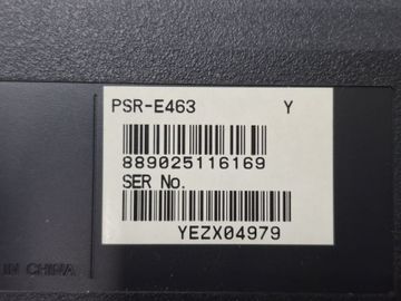 01-200757807: Yamaha psr-e463