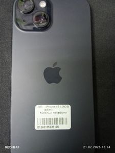Б/в Мобільний телефон Apple iphone 15 128gb 01-200892442