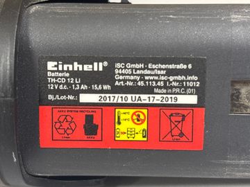 Б/в Шурупокрут Einhell th-cd 12-2 li 1акб зп 01-200896611