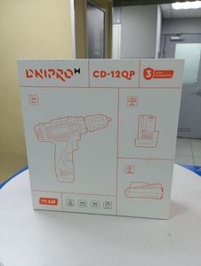 Б/в Шурупокрут Dnipro-M cd-12qp акб 1.5 ah зп 01-200898322