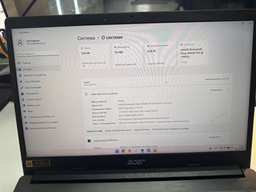 Acer 15/pentium n5030 siver ddr4/8gb ddr4/hdd *відсутній/ssd 256 gb/*інтегрована