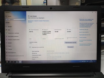 Б/в Ноутбук Lenovo 15/core i3 5005u ddr3/8gb ddr3/hdd *відсутній/ssd 240 gb/*інтегрована 01-200933818